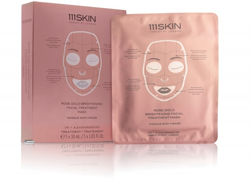 МАСКА ДЛЯ СИЯНИЯ РОЗОВОЕ ЗОЛОТО (5 шт) 111SKIN