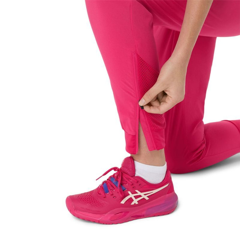 Женские теннисные брюки Asics Match - bright rose