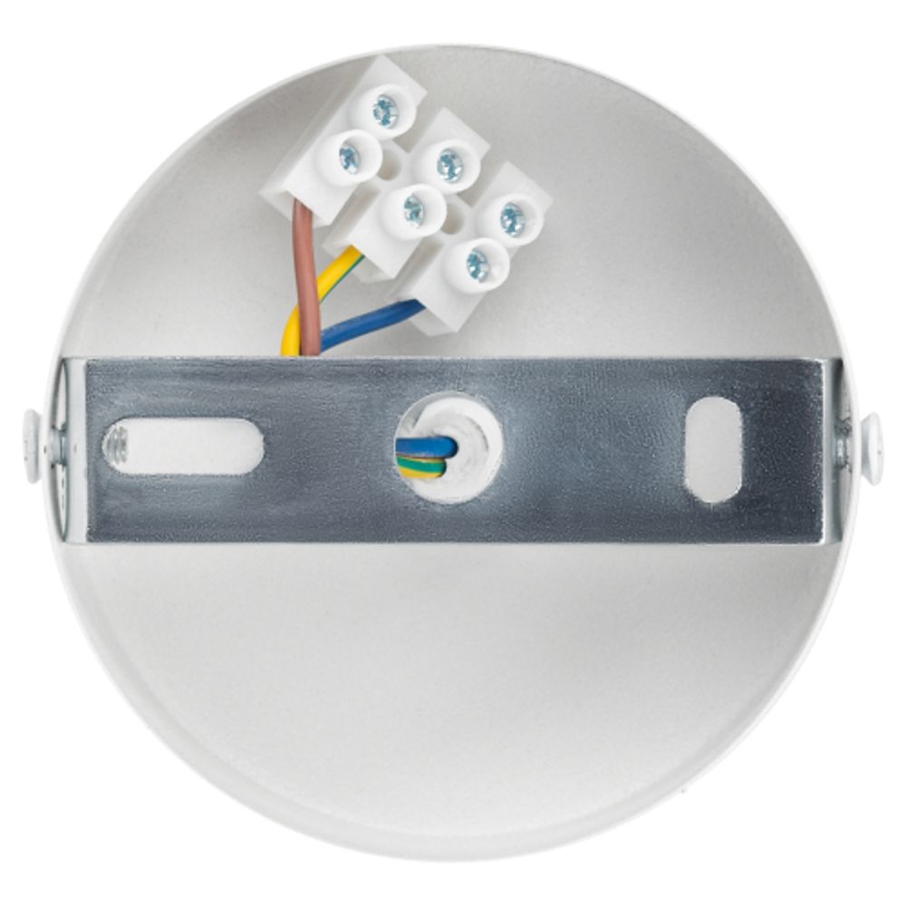 Светильник подвесной ЭРА PL12 GX53 WH/SL под лампу GX53 белый/серебро