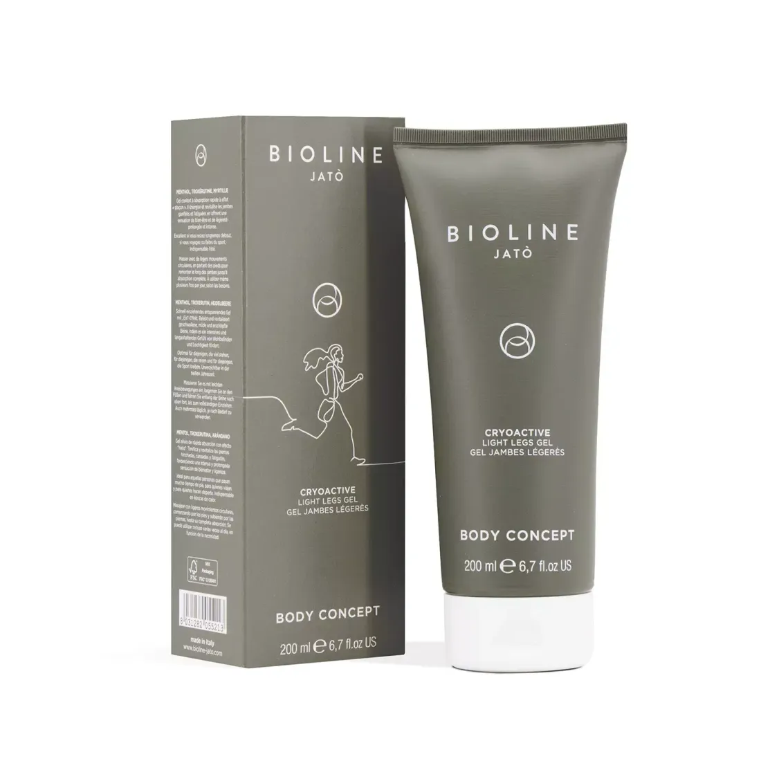 Крио-гель для ног Bioline JaTo Cryoactive Light Legs Gel 200 мл
