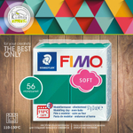 Полимерная глина FIMO Soft 56 | изумрудный