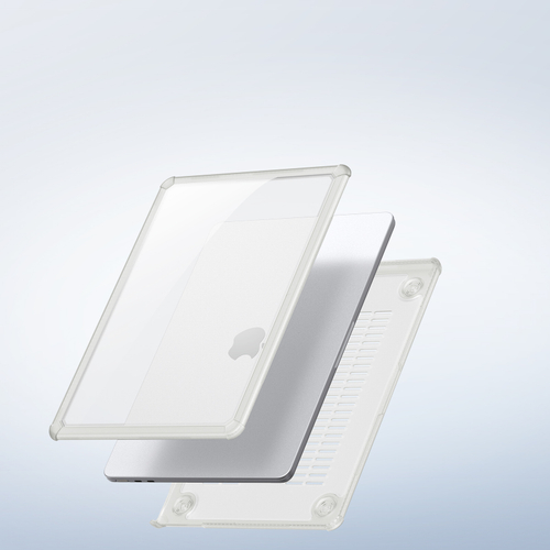 Чехол прозрачный для ноутбука MacBook Air 13.6 (2022, 2024-2025) от Dux Ducis, серии LCGM Series Protective Cas