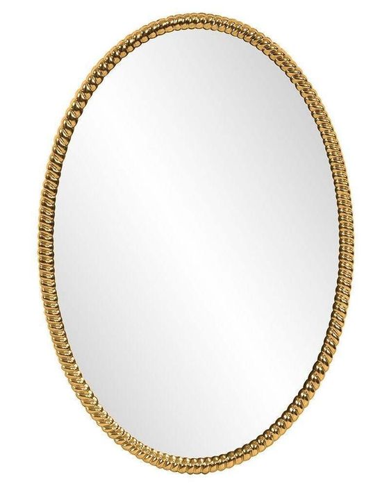 Овальное золотое зеркало Джанет Louvre Home MH-2196-01