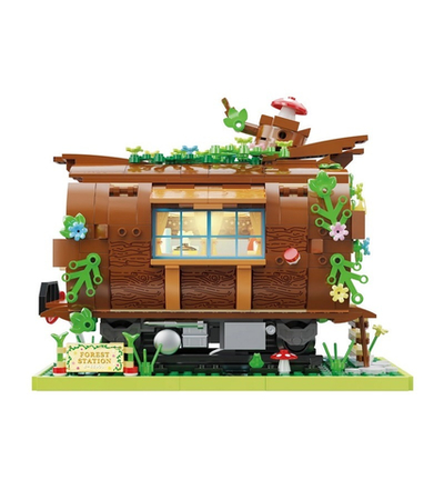 Конструктор CaDA лесной вагончик (737 деталей)