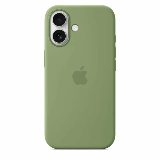 Чехол Apple 17 Silicone Case with MagSafe – Light Moss