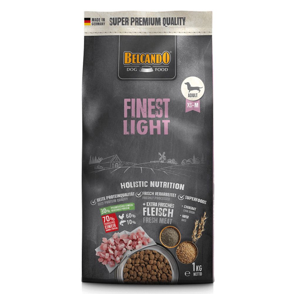 Сухой корм Belcando Finest Light утка и печень 1 кг