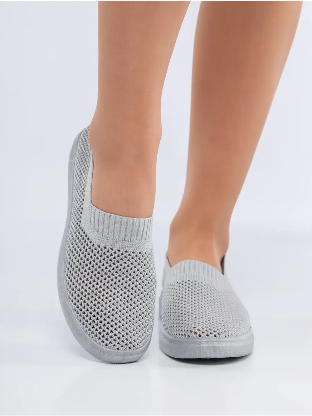 Мокасины летние текстильные