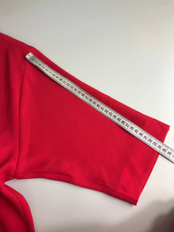 Платье Aikis яркого красного цвета маркировка 40, визуально 46 размер