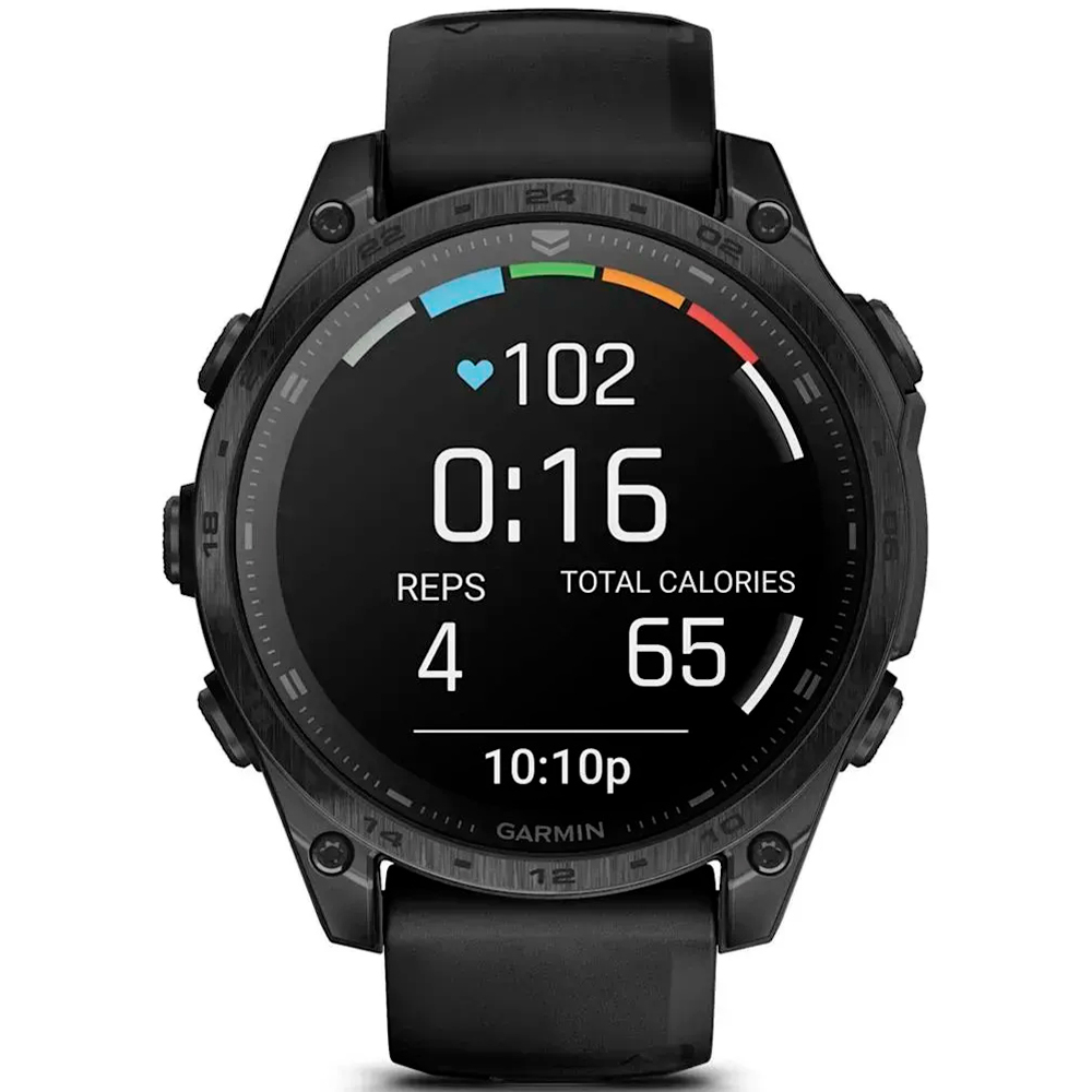 Часы -навигато Garmin Tactix 8 Standard, AMOLED 47mm Ballistics, Solar, черный, 010-03405-01