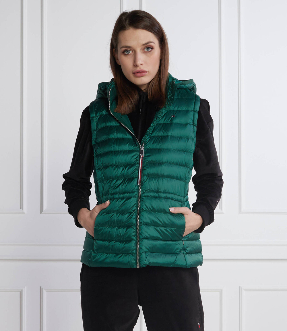 пуховая безрукавка feminine Tommy Hilfiger - зеленый(WW0WW37265)