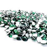 Стразы CR Emerald SS16 зеленые холодной фиксации
