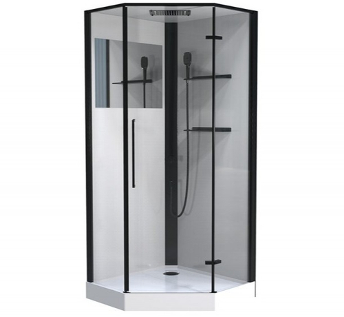 Кабина душевая Esbano (Эсбано) ESM-PENTA-90 R, с низким поддоном, с гидромассажем, 90х90х215