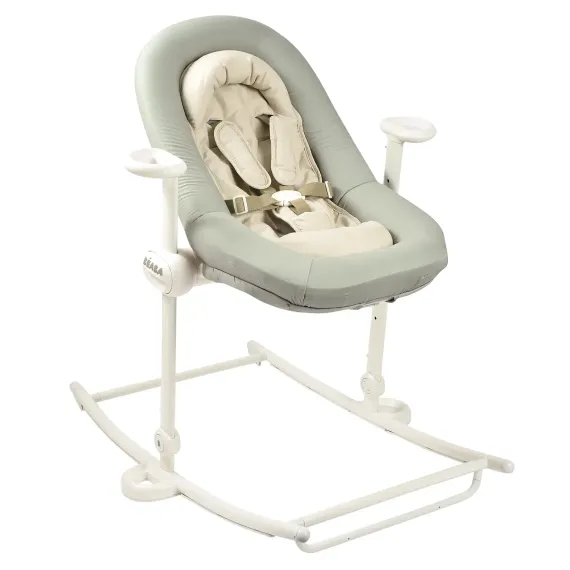 Шезлонг детский Beaba Up&amp;Down Baby Bouncer Plus Морская трава