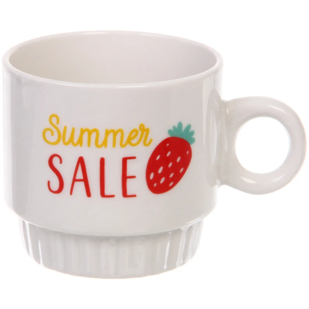 Набор кружек на стойке 280мл «Летние фрукты»