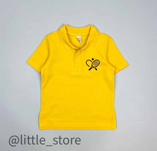 Футболка-поло "Теннис" Желтая