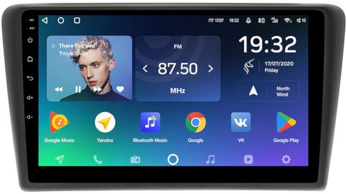 Магнитола для Skoda Rapid 1 2012-2020 (рамка тип 1) - Teyes CC2 PLUS монитор 9" QLED, Android 10, Быстрая, SIM-слот
