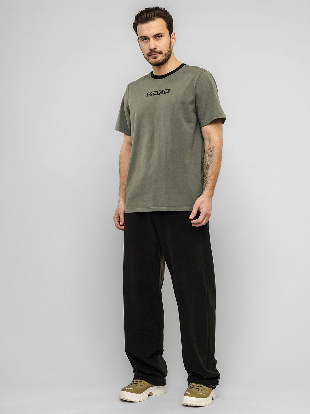 Футболка "НОХО" мужская, цвет "Каменный закат"