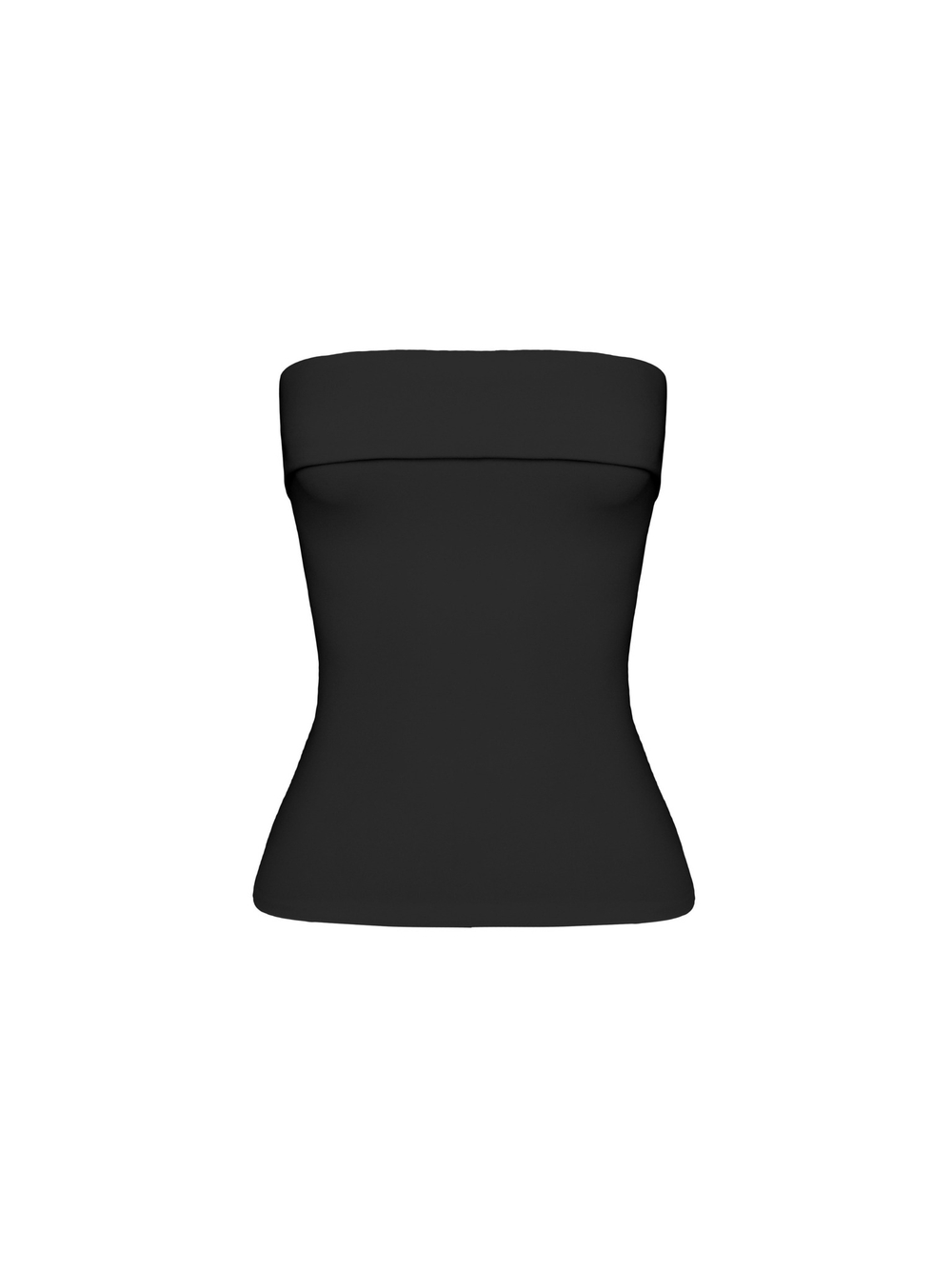 black fold over bandeau