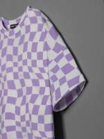 Костюм для девочки летний в клетку