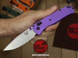 Нож Benchmade 535 Алюминий Frag A+++ - фиолет рук., сатин клинок RK/Н61