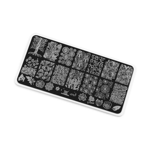 Пластина для стемпинга TNL Premium - Amazing flora" (070)