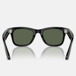 Умные очки Ray-Ban Wayfarer (Gen 2), линзы G-15 Green, оправа Shiny Black, размер 53(L)