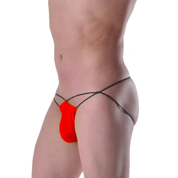 Мужские трусы джоки красные Don Moris DM012005