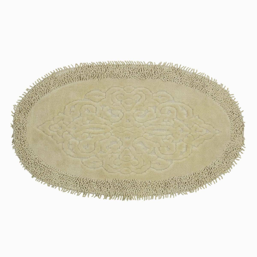 Коврик для ванной 60x100 Arya home Lale зелёный