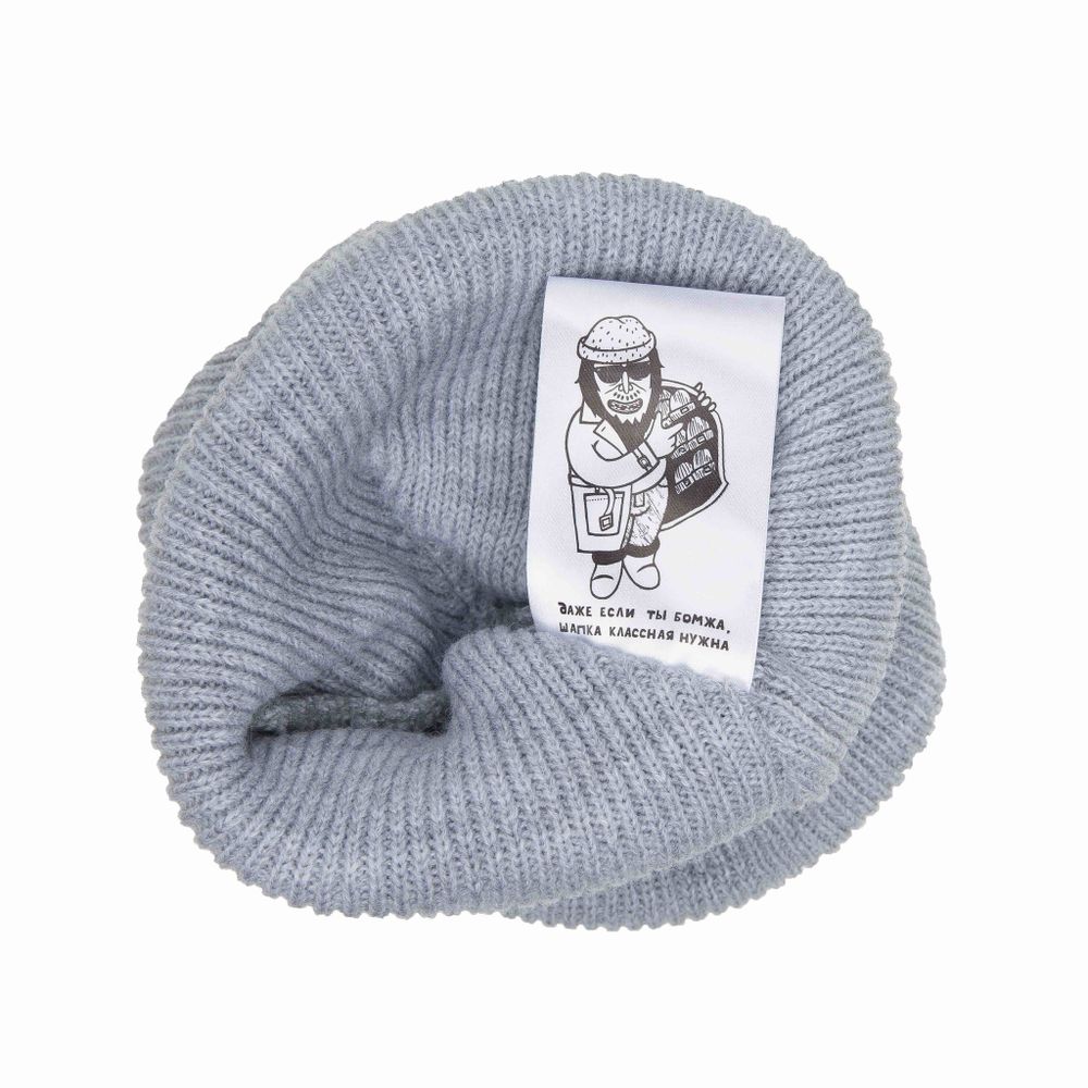 Шапка ННХ AW24 Эверест серый меланж