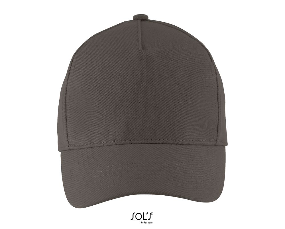 Кепка LONG BEACH 5-ти панельная Чёрный