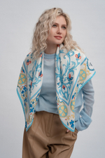 Платок «Зачатьевская монастырская роспись. Рождество»