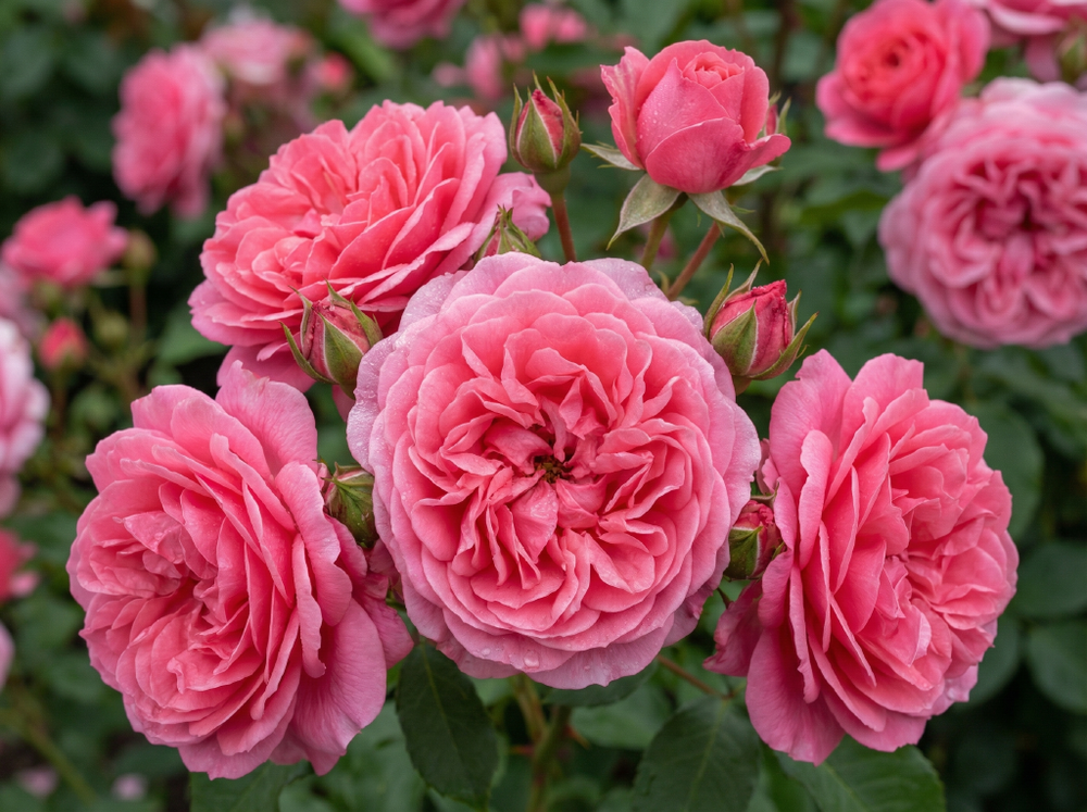 Роза «Розариум Ютерсен» (Rosarium Uetersen) плетистая