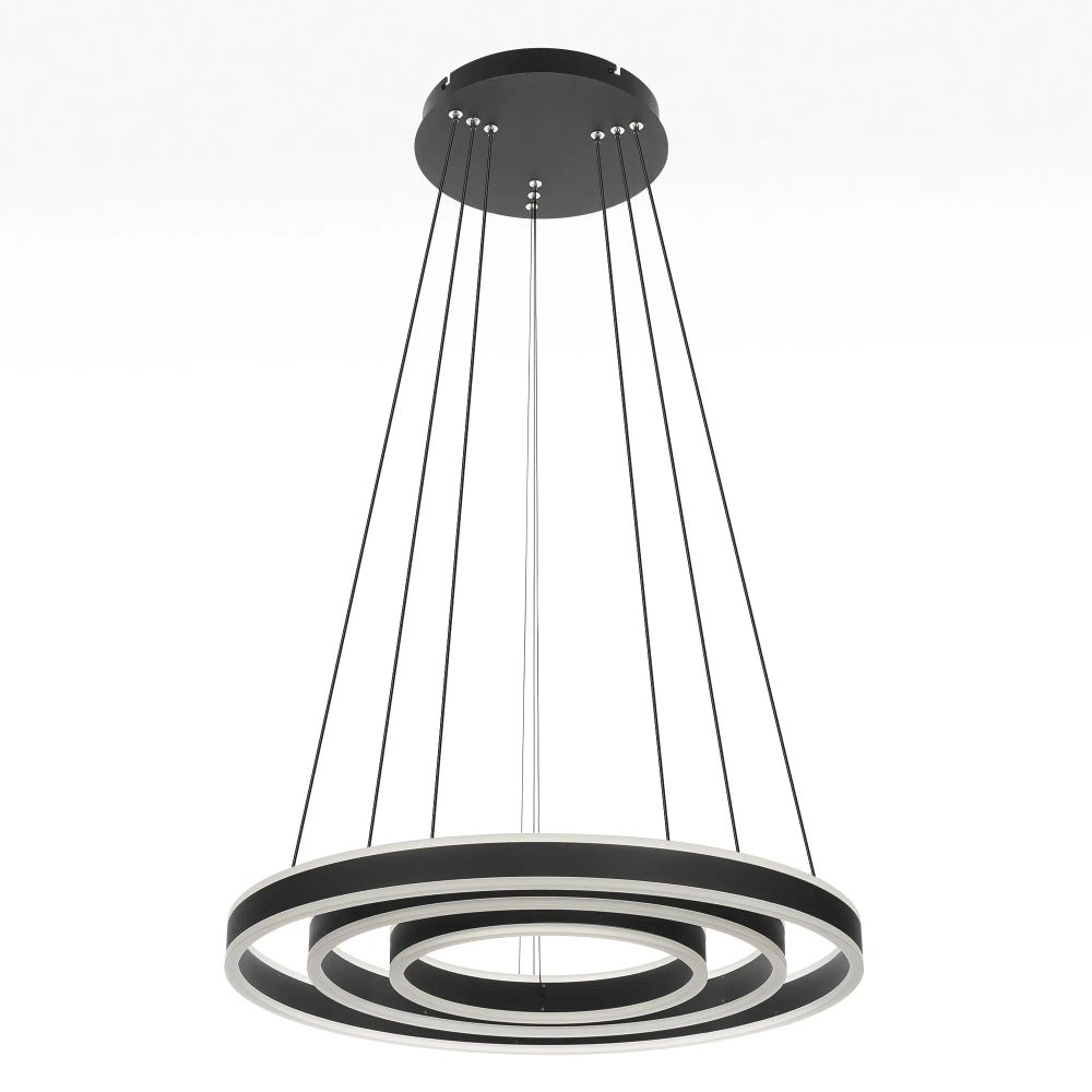 Citilux Дуэт CL719651 LED Люстра подвесная с пультом Чёрная