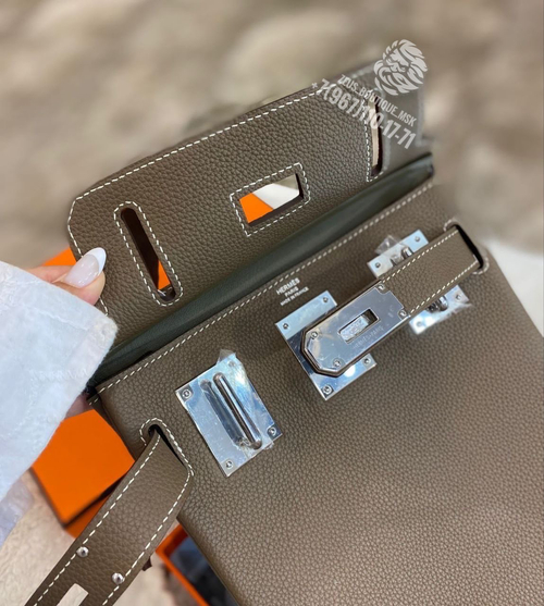 Нагрудная сумка-слинг Hermes Kelly Etoupe