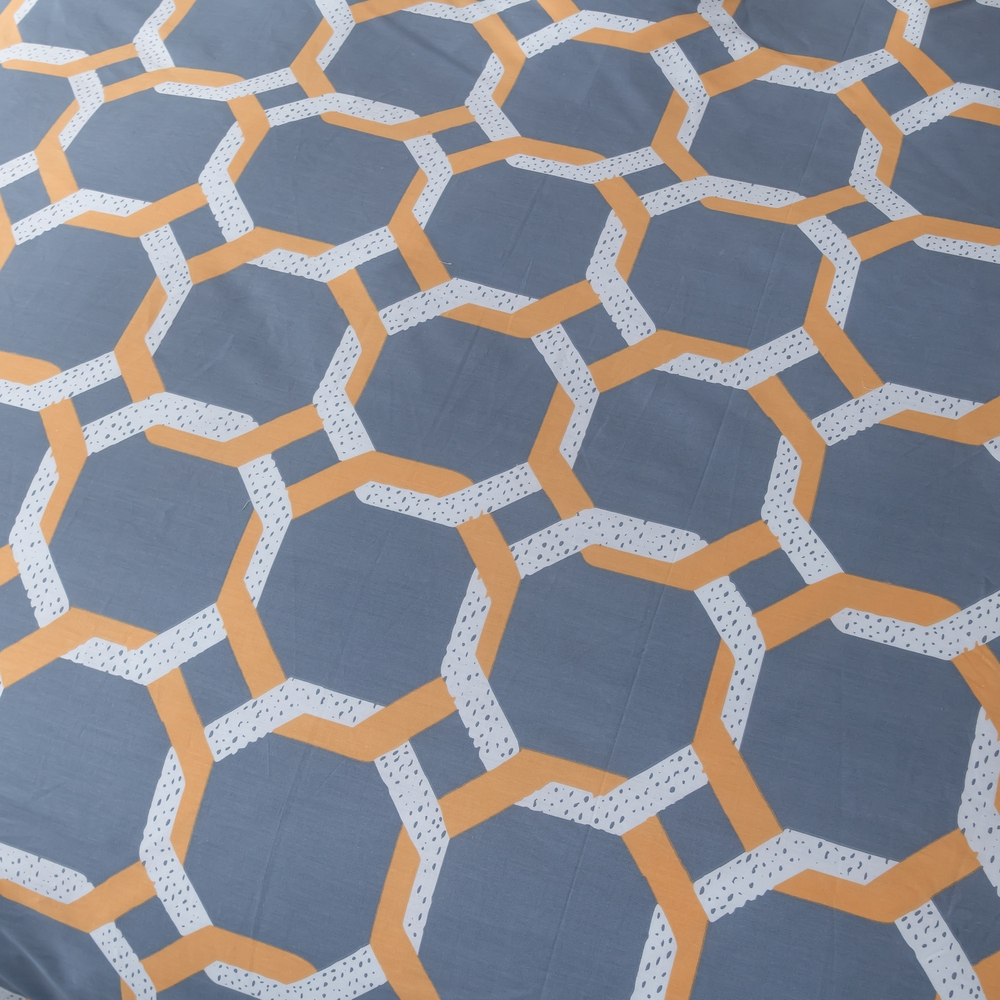 Комплект постельного белья Делюкс Сатин 100% хлопок на резинке LR458