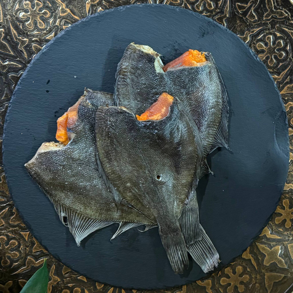 Вяленая камбала с икрой, 250 г