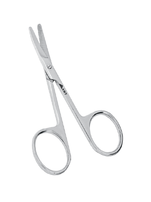 Ножницы глазные тупоконечные вертикально-изогнутые 113 мм