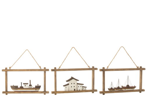 Панно "Моремания" в ассортименте 22x3,5x37см
