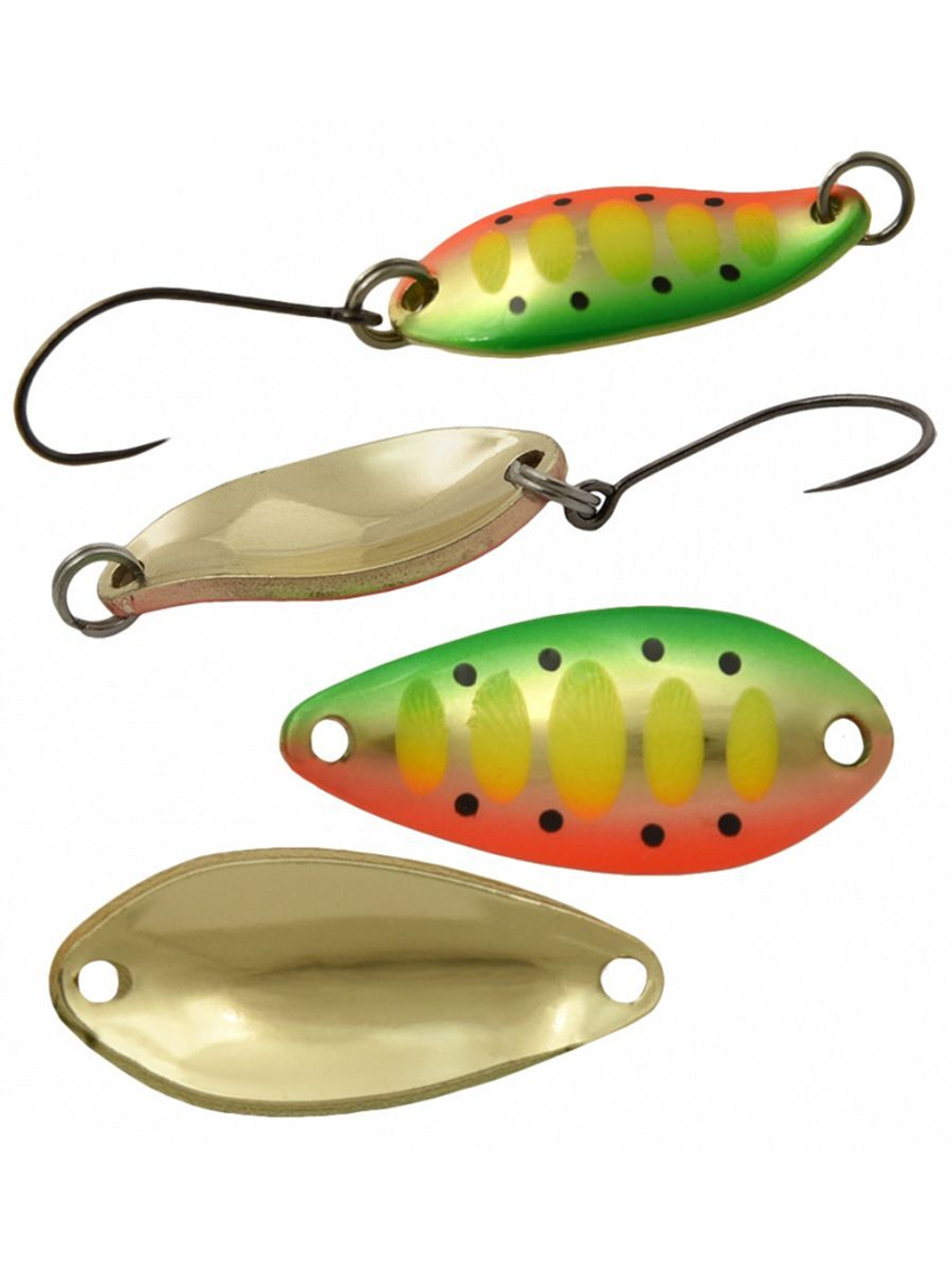 Блесна колеблющаяся для рыбалки на форель окуня голавля LureMax Dotty колебалка