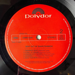 Винтажная виниловая пластинка LP Rainbow Bent Out Of Shape (Japan 1983) (Obi) Drinking With The Devil