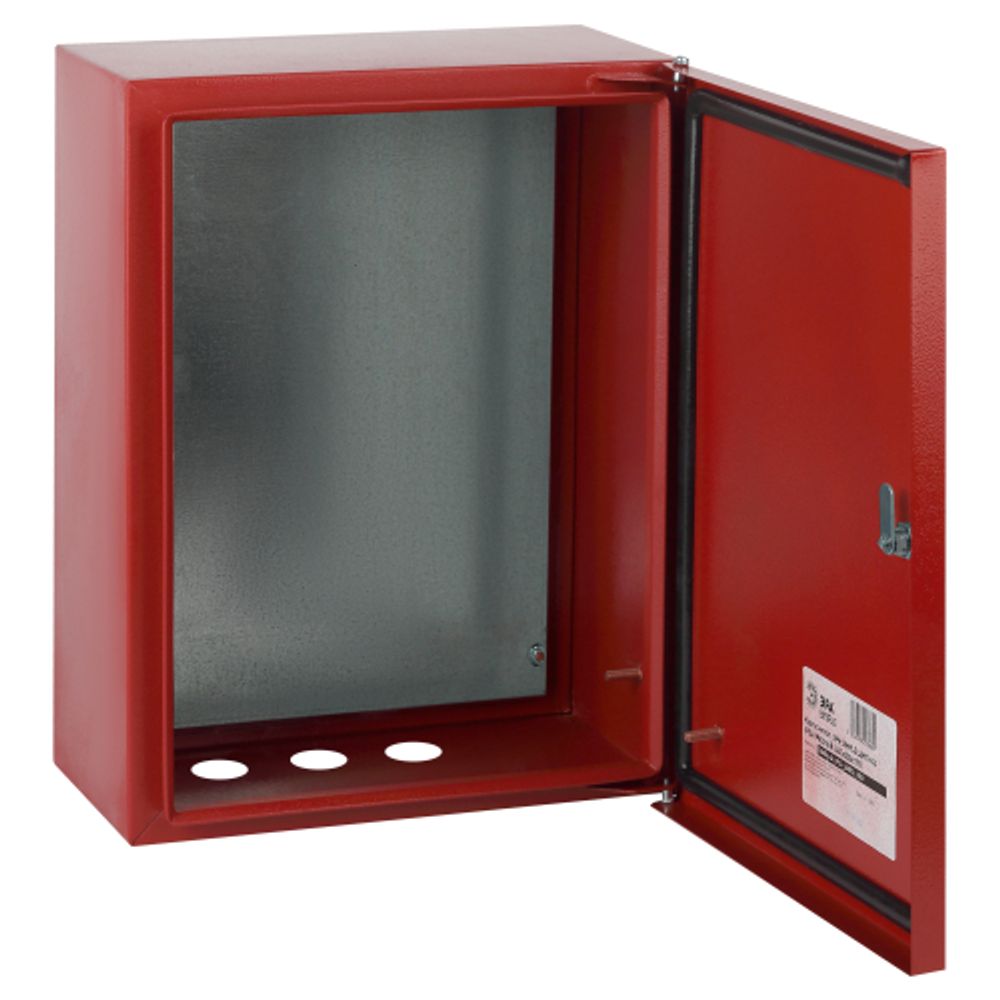 Корпус металлический ЭРА SIMPLE ЩМПг-04 (400х300х175) IP54 У2 красный RAL 3000 | Корпуса металлические с монтажной панелью
