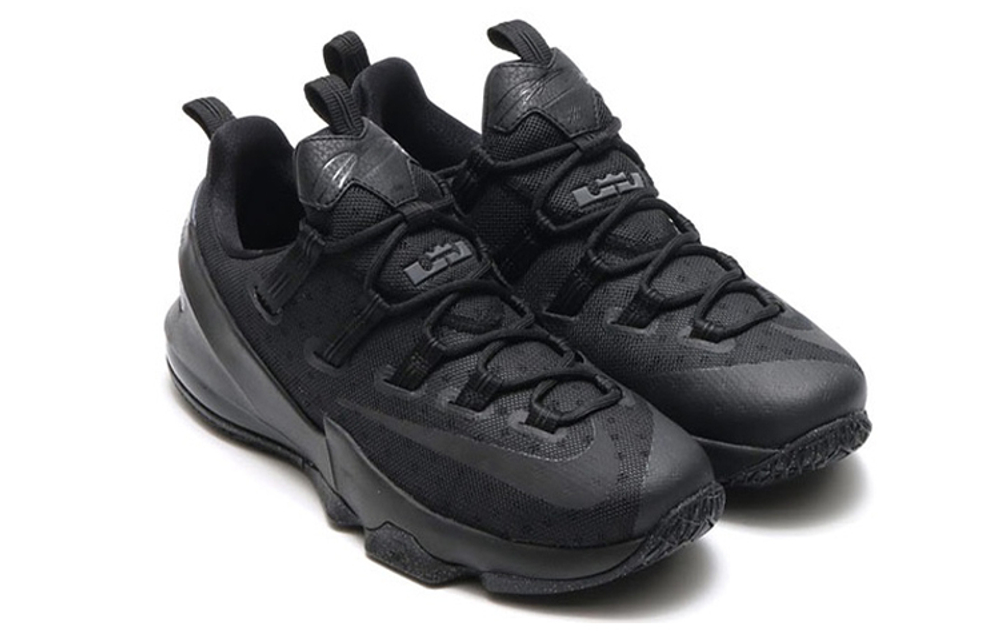 Nike Lebron 13 Low Triple Black Hyper Sneakers