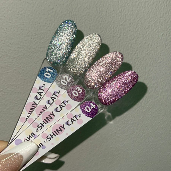Гель-лак ТМ &quot;HIT gel&quot; №02 Shiny cat, 9 мл