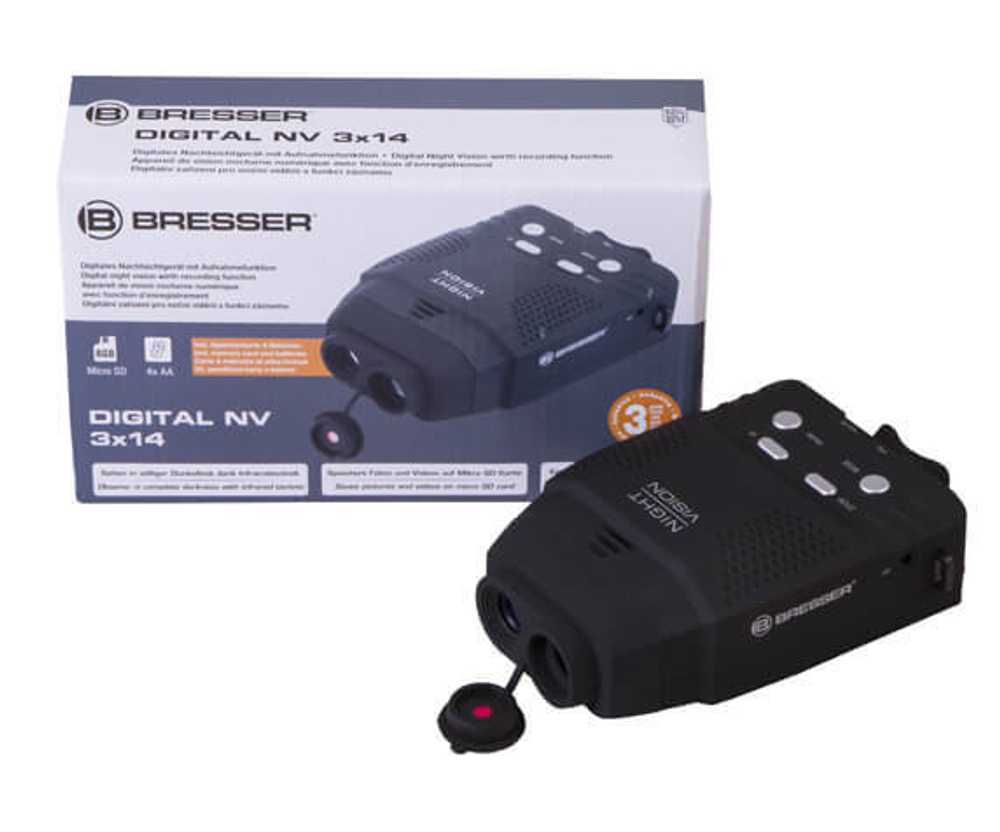 Монокуляр ночного видения цифровой Bresser 3x14, с функцией записи - фото 2