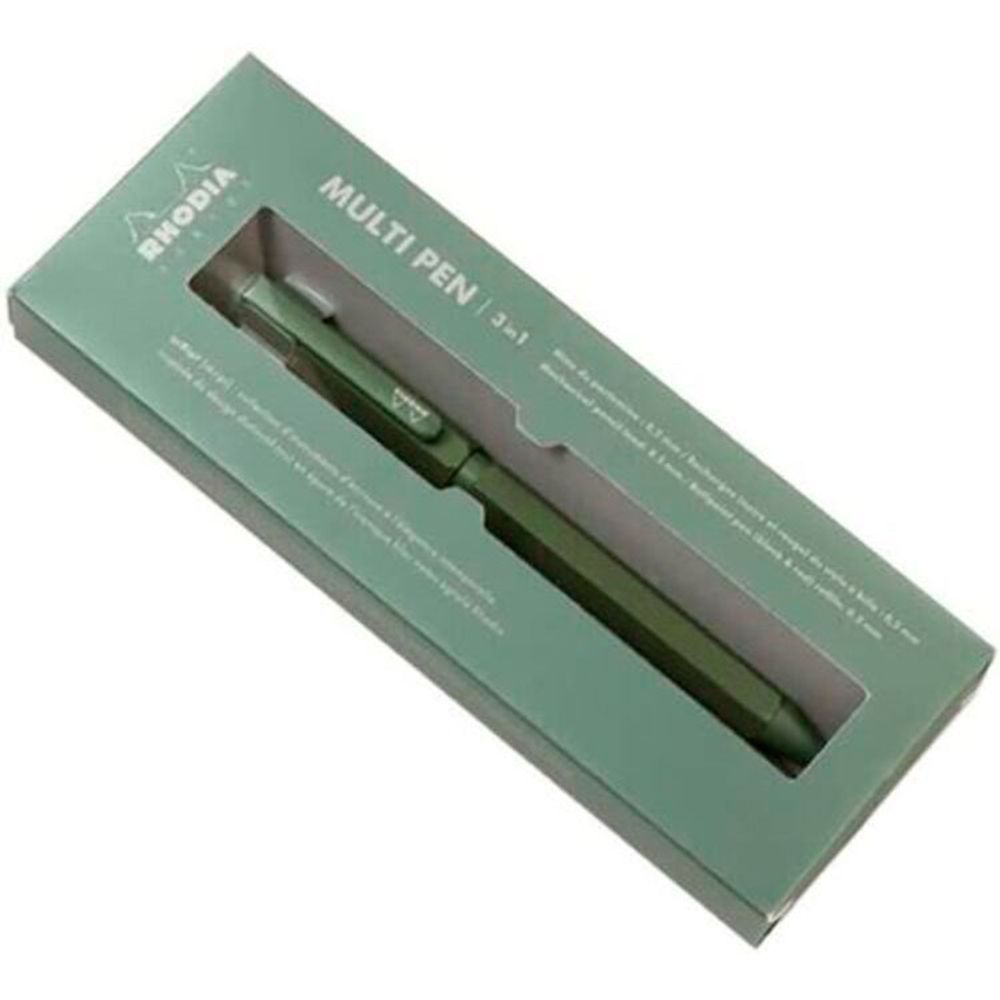 Ручка мультисистемная Rhodia Multi Pen два стержня и карандаш 0,5 (9344C) 2