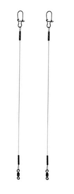 Поводок рыбалки 7 нитей 7,0кг 0,25мм/28см (в уп 2шт )