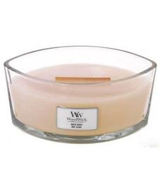 Белый мёд, ароматическая свеча эллипс, WoodWick