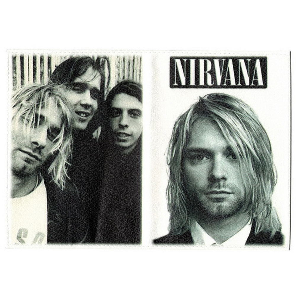 Обложка для паспорта Nirvana ( Kurt/группа )