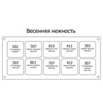Набор пастели на 10 цветов " Весенняя нежность " в магнитном футляре