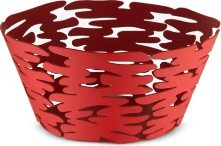 Alessi Корзина Barket 21 см красная